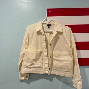 Eileen Fisher classic collar velveteen jacket